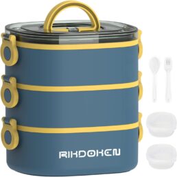 Lunch Box, Stackable 3 Layers Containers