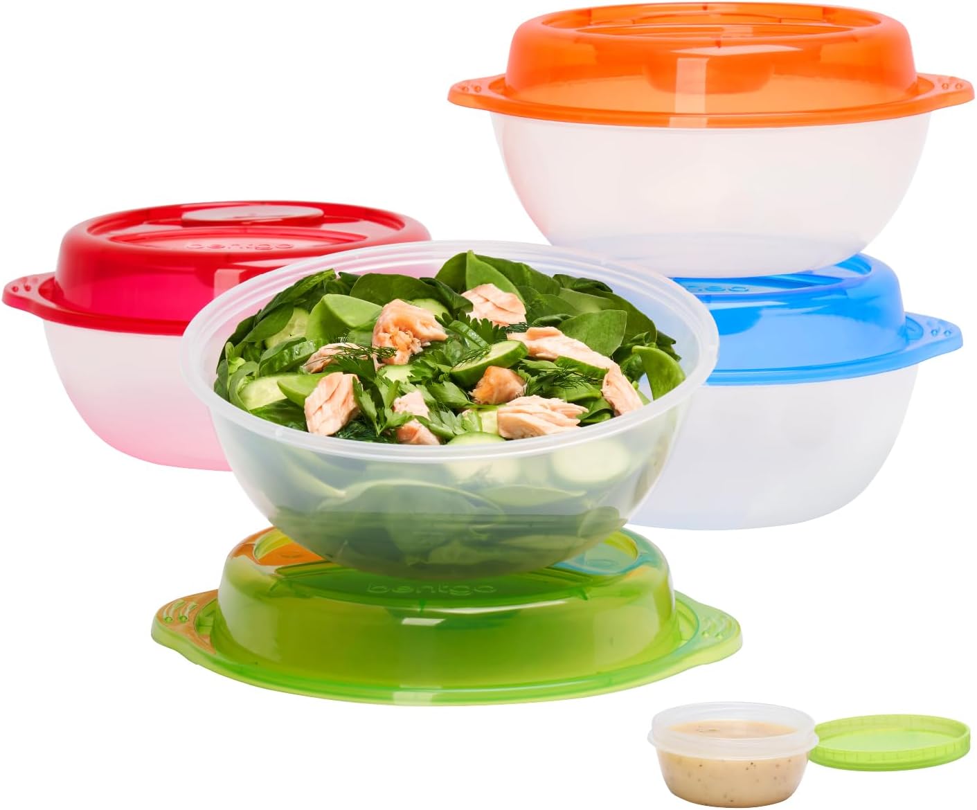 Bentgo Easyboxes Salad-to-Go Containers – 8-Piece Set