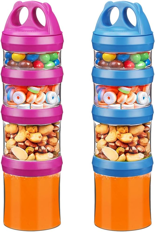 BeneLabel Stackable Food Storage Containers with Twist Lock System