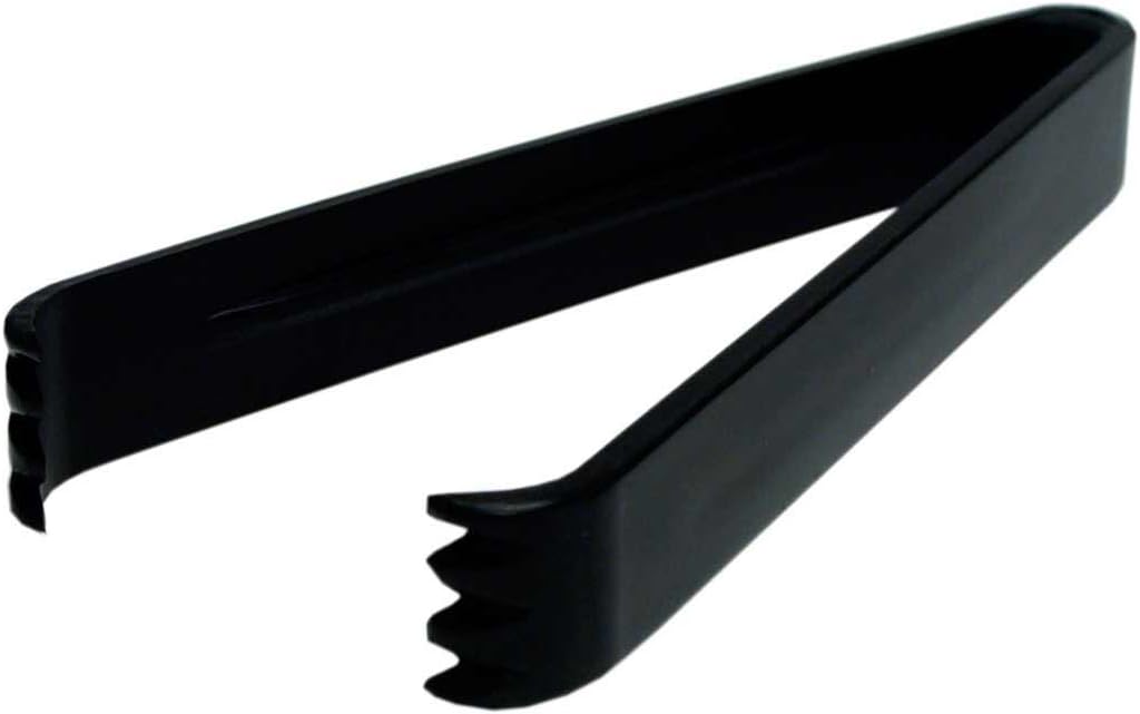Party Essentials TN65B-36/4 Plastic Serving Tong, 6-1/2″ Length, Black (Case of 144)