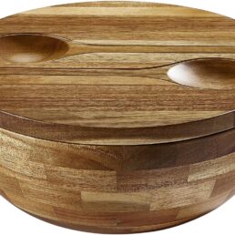 12'' Wooden Salad Bowl