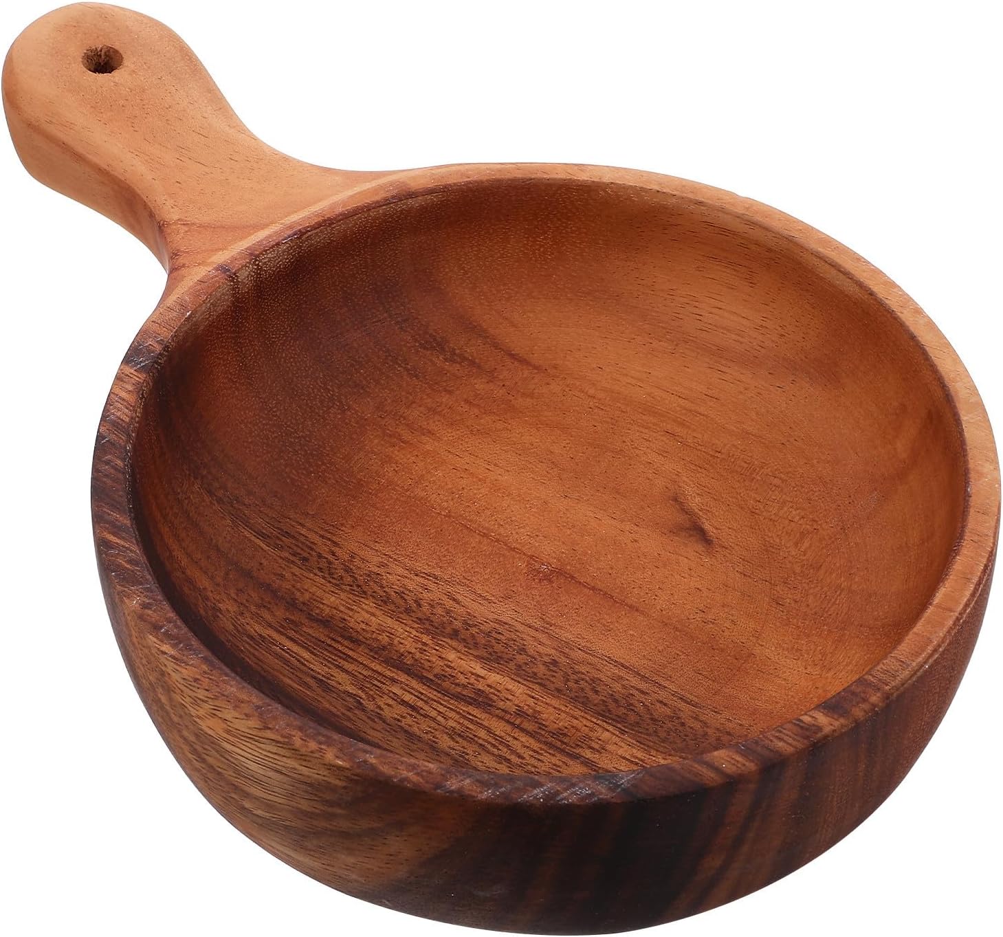 Healifty Acacia Wood Salad Mixing Bowl