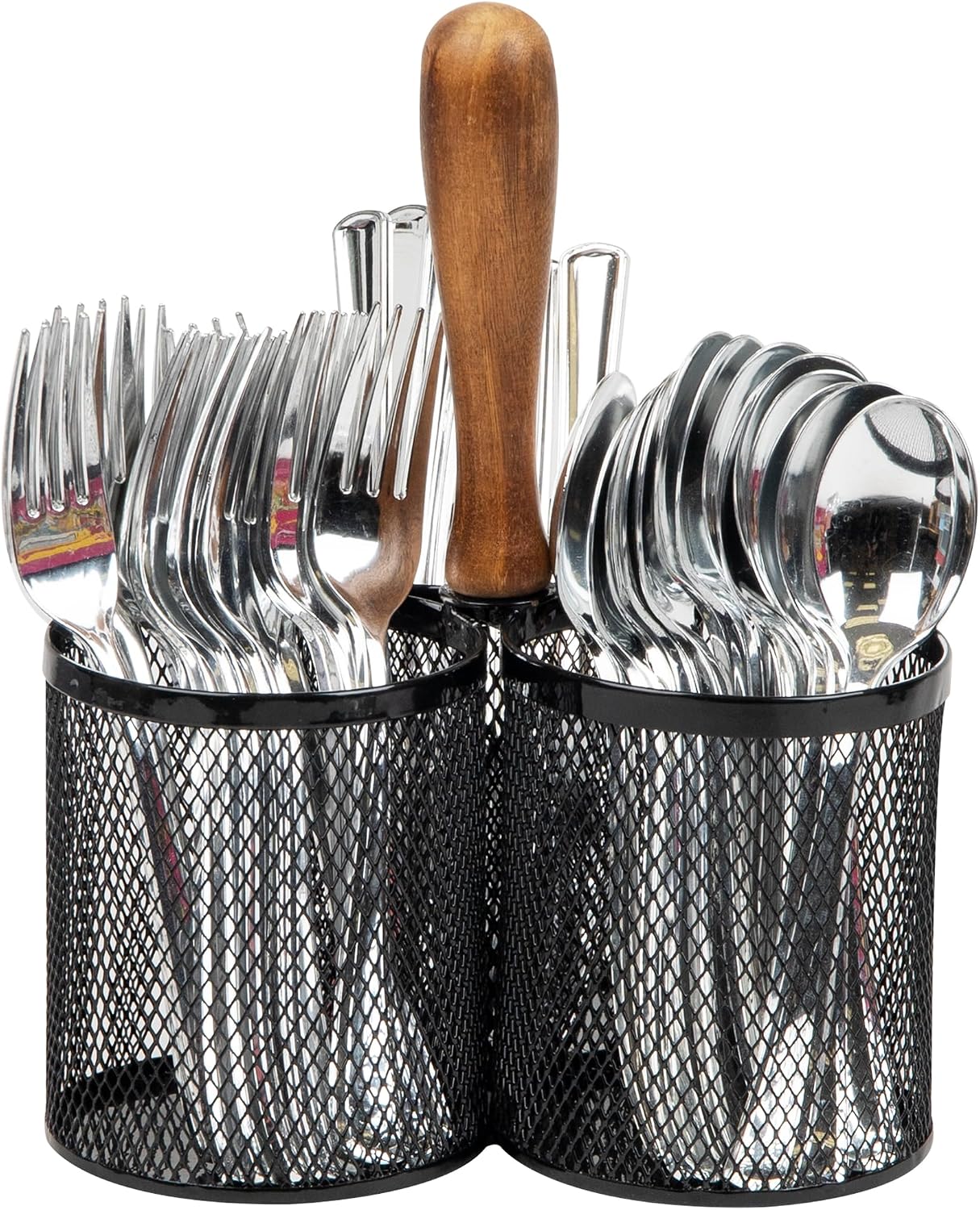 Mind Reader 3-Compartment Utensil Caddy