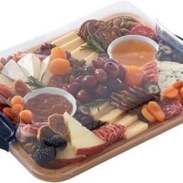 Farberware Bamboo Cutting Board with Clear Locking Lid