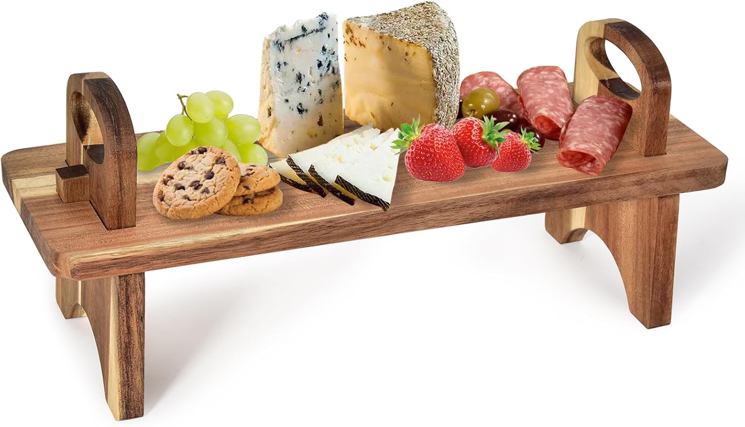 Acacia Wood Raised Charcuterie Board