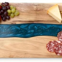 Acacia Wood Resin Charcuterie Board