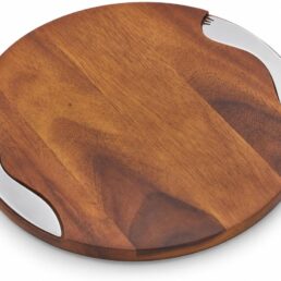 Nambé Cheese Block and Knife Set