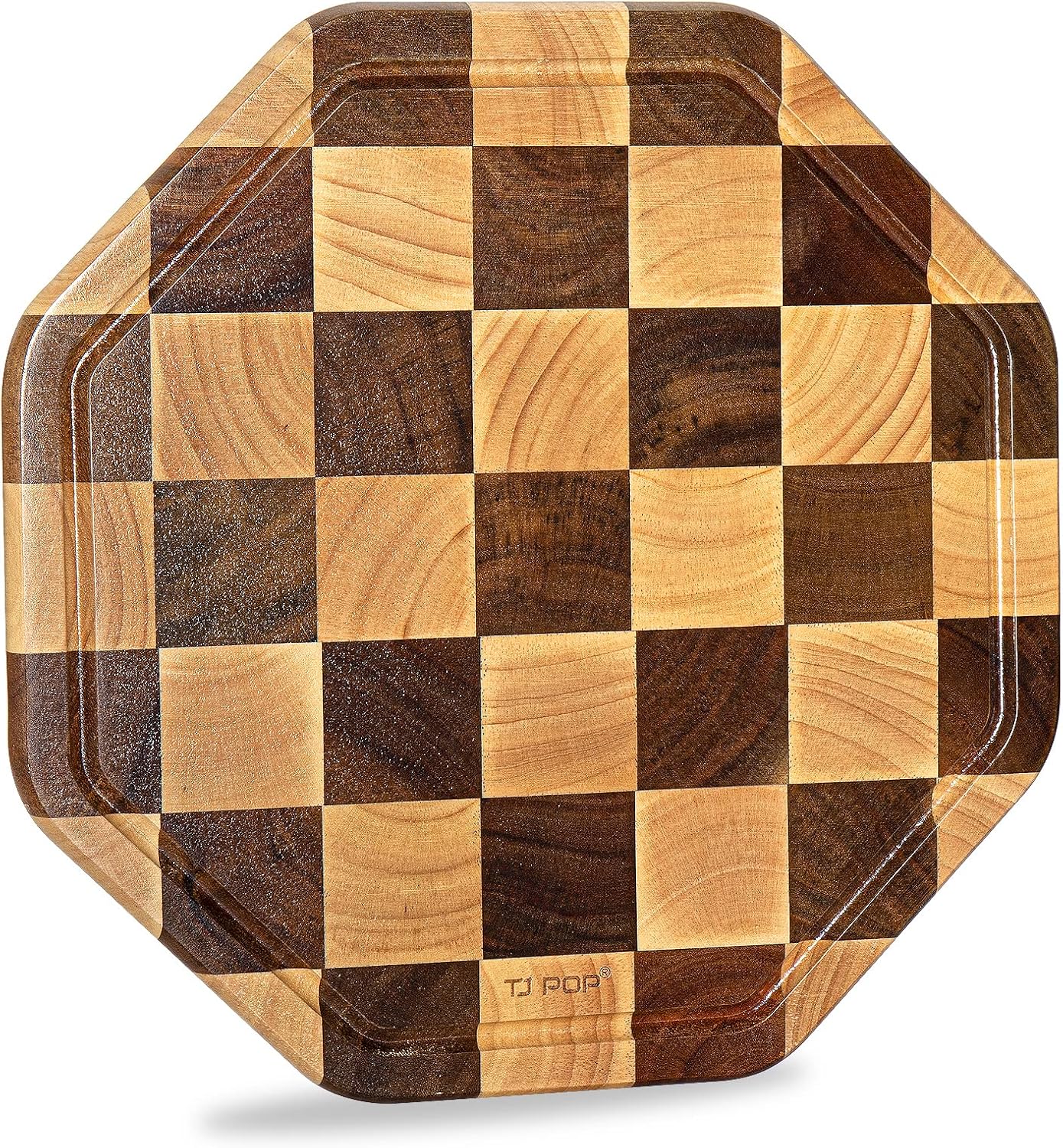 TJ POP End Grain Wooden Cutting Board