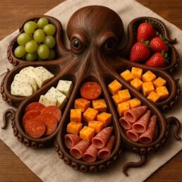 Octopus Charcuterie Board