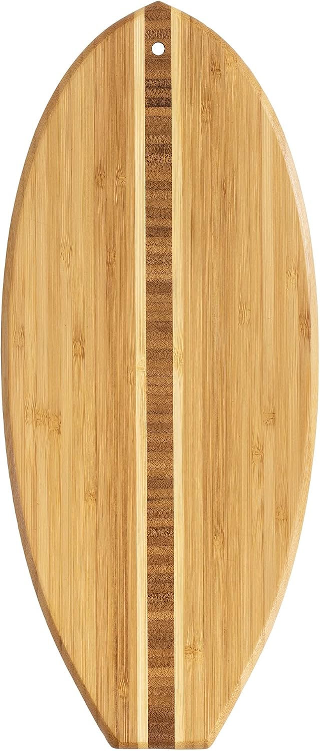 Totally Bamboo Lil Surfer Small Surfboard Cutting Board
