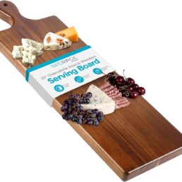 BIRDROCK Home Acacia Wooden Serving Board