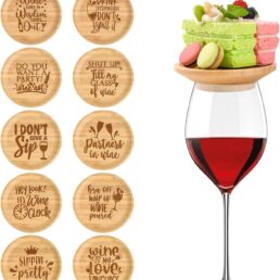10 Pcs Wine Glass Charcuterie Topper