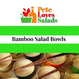 Bamboo Salad Bowls